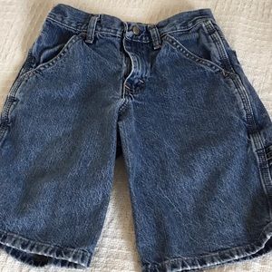 Boys denim Carpenter shorts size 8 regular.
